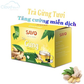 Trà Savo túi lọc hương Gừng (2g*25 túi)