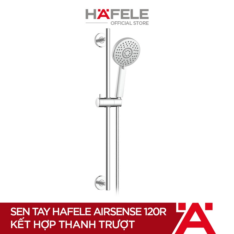 Sen tay Hafele Airsense 120R kết hợp thanh trượt - 495.60.684