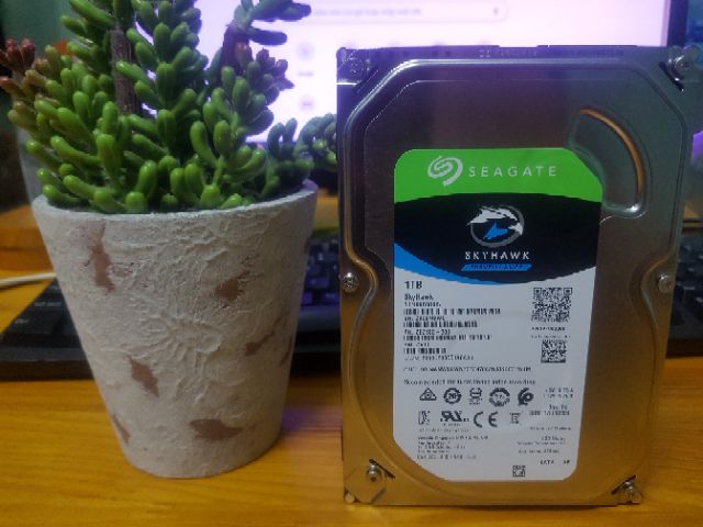 Ổ cứng HDD Seagate Skyhawk 1TB 3.5'' ST1000VX005 (Chuyên dụng cho Camera) - Hàng chính hãng