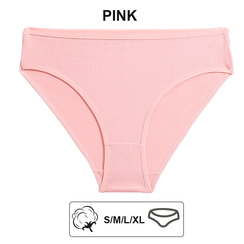 Quần lót cotton TAKETALK mềm mại màu trơn gợi cảm cho nữ