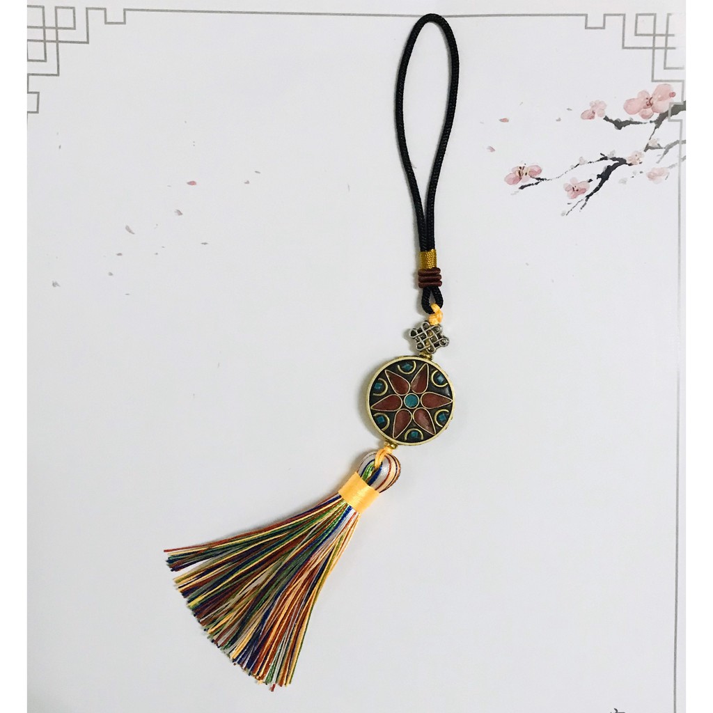Dây treo may mắn Mandala Tây Tạng biểu tượng Phật Giáo mang lại bình an 💕FREESHIP 50k💕 - dear.ladies
