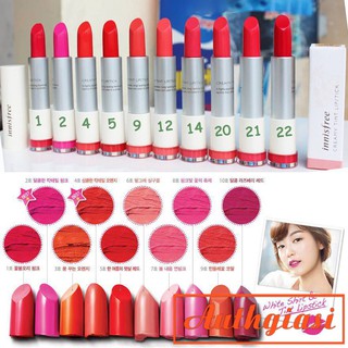 Son lì có dưỡng lâu trôi Innisfree Creamy Tint Lipstick