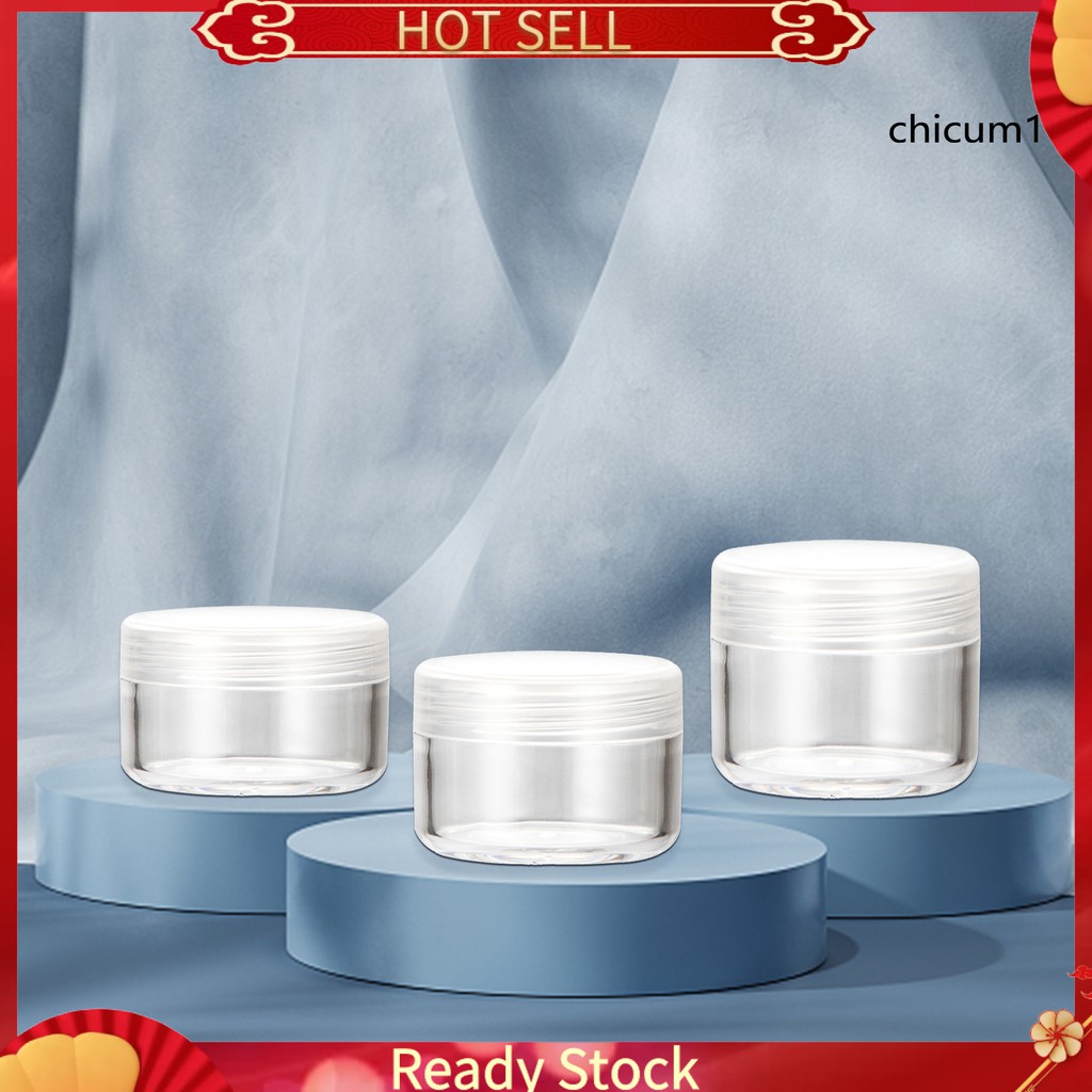 [Hàng mới về] Set 10 hộp đựng kem dưỡng da mắt có thể tái sử dụng tiện lợi cho nữ