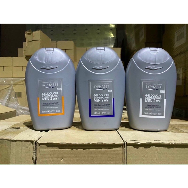 Tắm gội byphasse dành cho nam 500ml