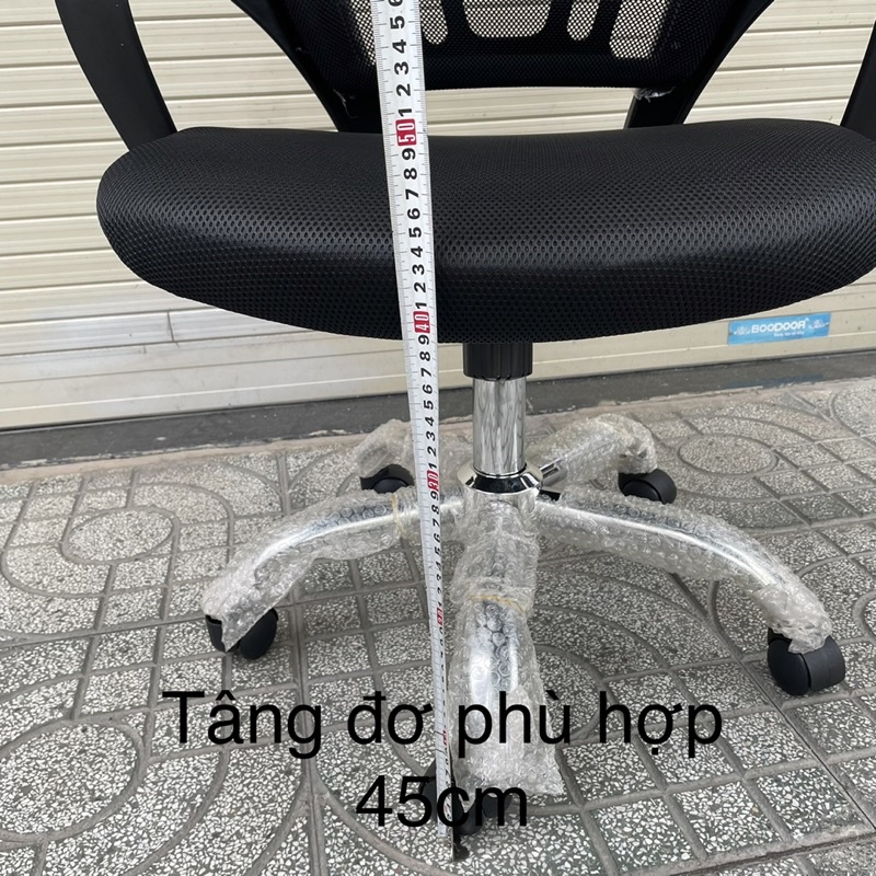 Ghế xoay chính hãng Việt Nam lưng lưới thoáng khí mới  có cục gù -BH 12 Tháng