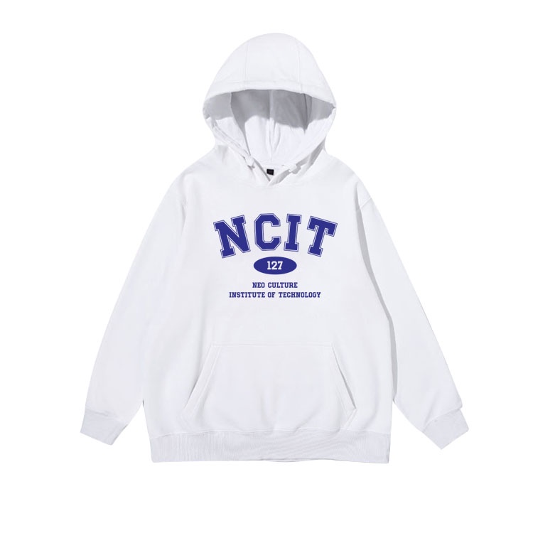 [SẴN XÁM SIZE S] Áo hoodie NCIT basic giống NCT 127 (trắng/xám/đen) | BigBuy360 - bigbuy360.vn