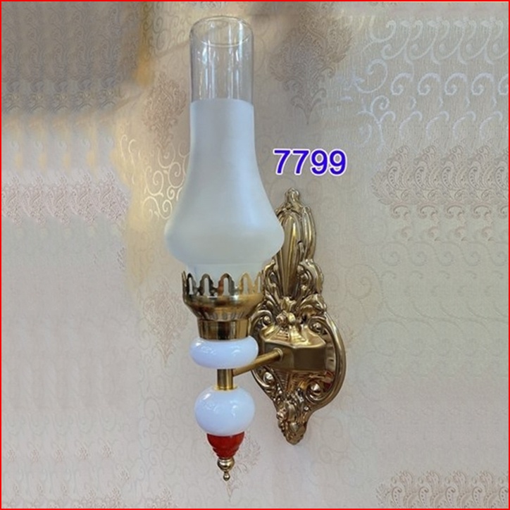 Đèn Tường Dầu-Đèn Tường Trang Trí Hình Đèn Dầu,Sử Dụng Điện 220v -Bóng Đui Xoáy E27 Thông Dụng,Tặng Kèm Bóng Đèn Led