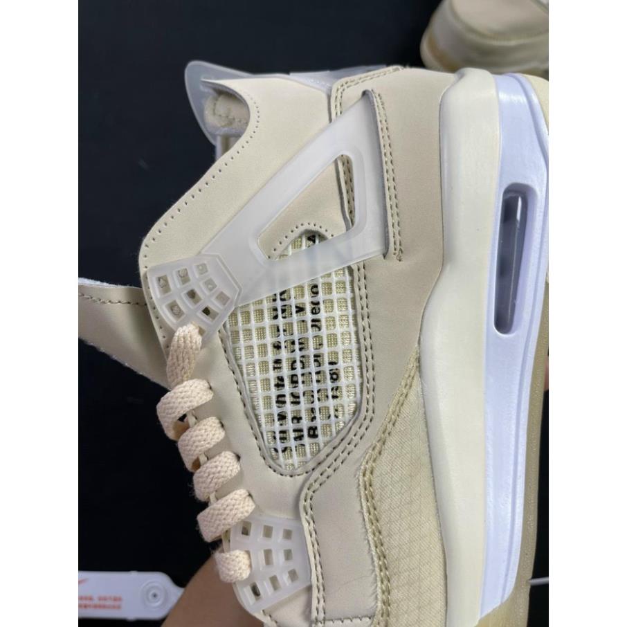 Giày Sneaker Jordan 4 Off White Full Box Full Phụ Kiện nam nữ Freeship