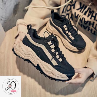 Giày thể thao ulzzang độn đế nữ 💥VIDEO THẬT💥 giày sneaker đế CAFE