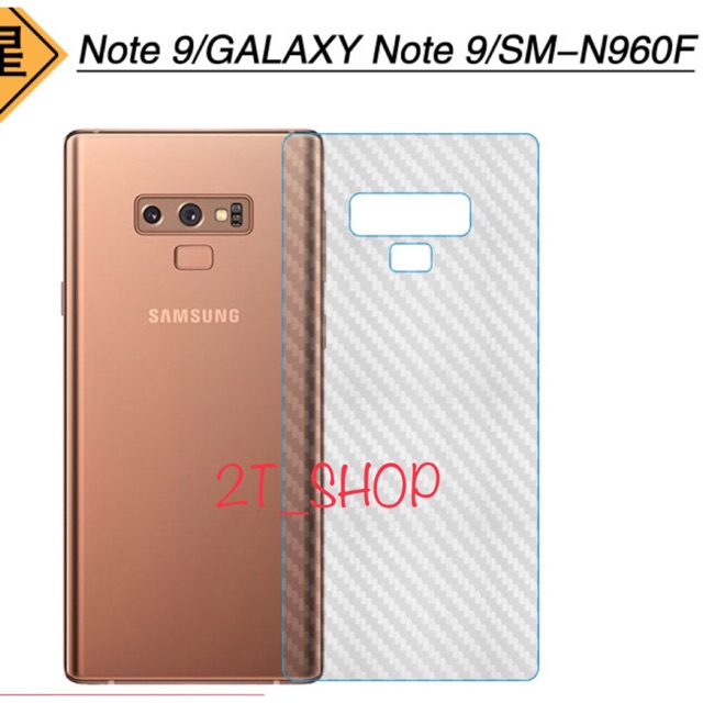 DÁN VÂN CARBON MẶT LƯNG GALAXY NOTE 9