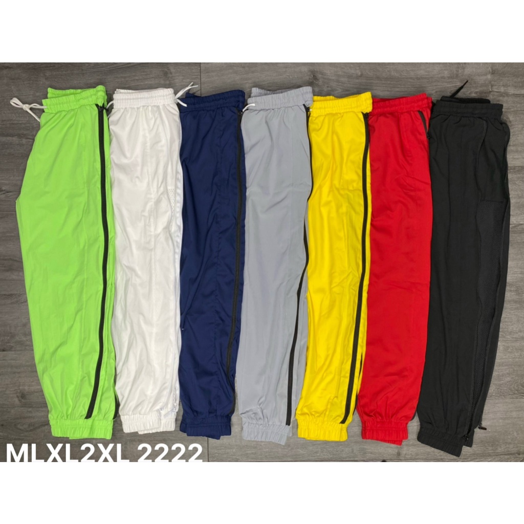 Quần Jogger Thể Thao Nữ Phối Lưới Khoá Kéo 2 Bên, Chất Dù Co Dãn Nhẹ Dáng Rộng - QJK2011