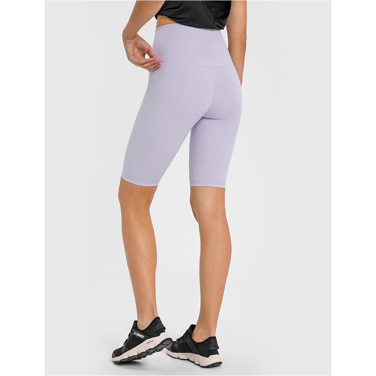 Quần tập Lululemon Align Striped Biker Short 10" Xuân Hè 2022 không logo - Quần tập thể thao Lulu không logo
