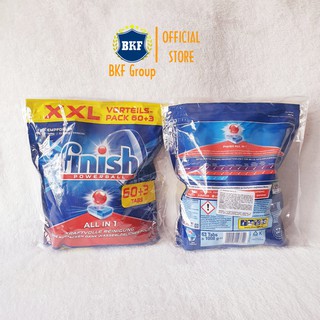 Viên rửa chén bát finish all in 1 mega 63v - finish powerball all in one dishwasher tablets 63pac