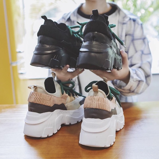 [Mã FAGREEN245 giảm 10% tối đa 30k đơn từ 99k] Giày thể thao nữ chun Sau dây to | BigBuy360 - bigbuy360.vn