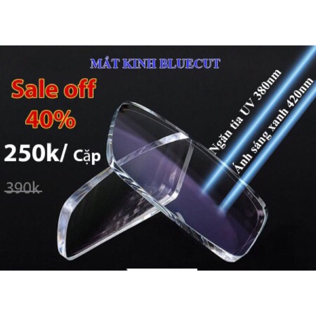 Tròng kính blue contral 1.61 hàn quốc chống ánh sáng xanh hàn quốc , làm giảm khả năng tăng độ cận