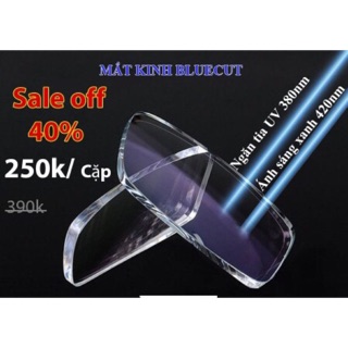 Tròng kính blue contral 1.61 hàn quốc chống ánh sáng xanh hàn quốc , làm giảm khả năng tăng độ cận