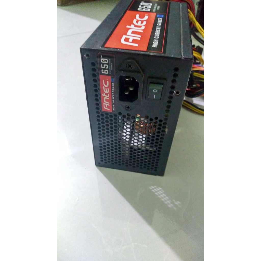 Nguồn máy tính Antec 650w PSU công suất thực, thương hiệu ngang corsair, Seasonic, CoolerMaster, The