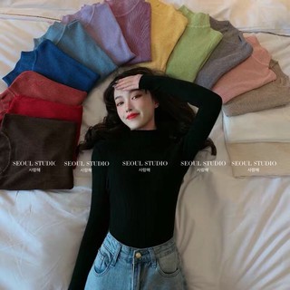 Áo len cổ 3 phân