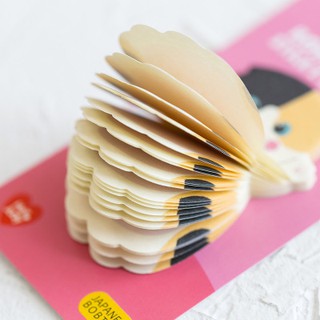 (GN005) Giấy note hình con mèo nhiễu mẫu