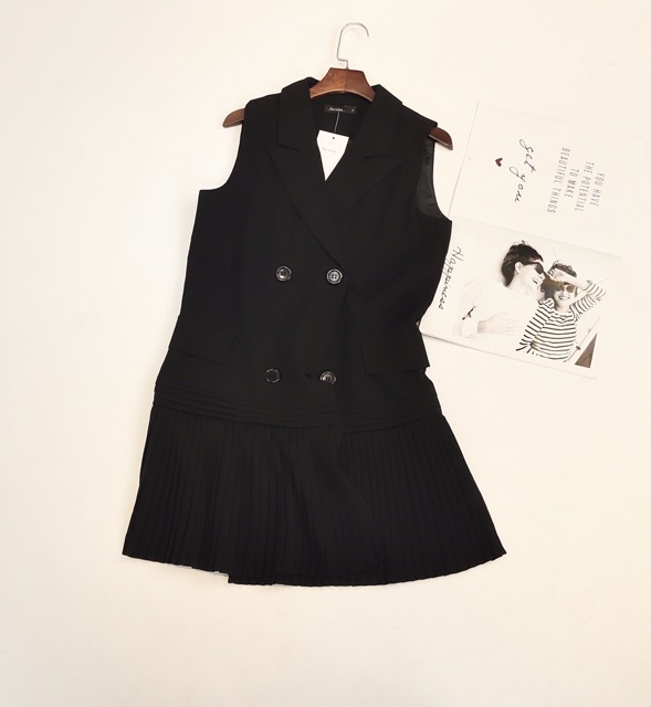 Đầm vest blazer BSK phối | BigBuy360 - bigbuy360.vn