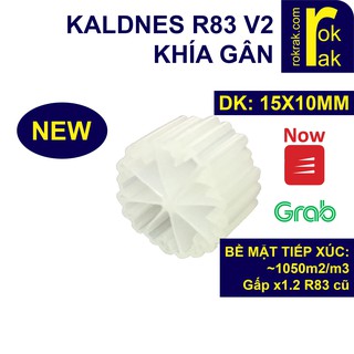  Hạt lọc Kaldnes R83 túi 1Kg loại tốt (Kanet) cho hồ cá