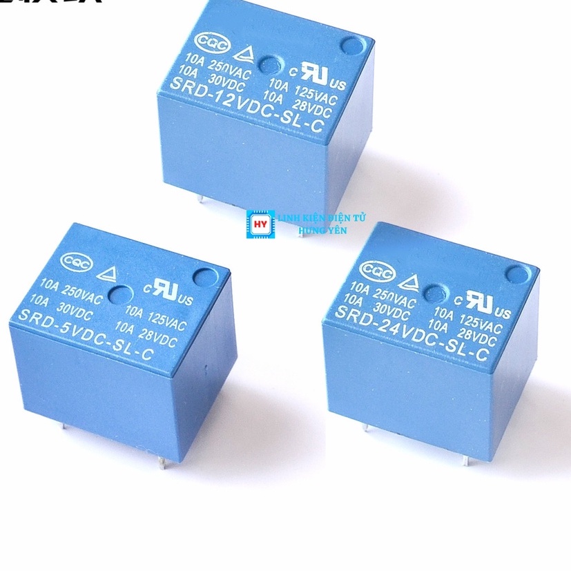 Relay 5 chân 5V/12V/24V Loại Tốt