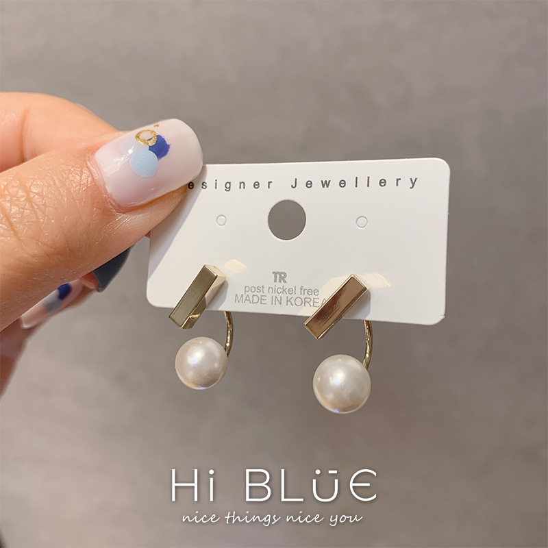 Hoa Tai Ngọc Trai Thời Trang Phong Cách Hàn Quốc Cho Nữ