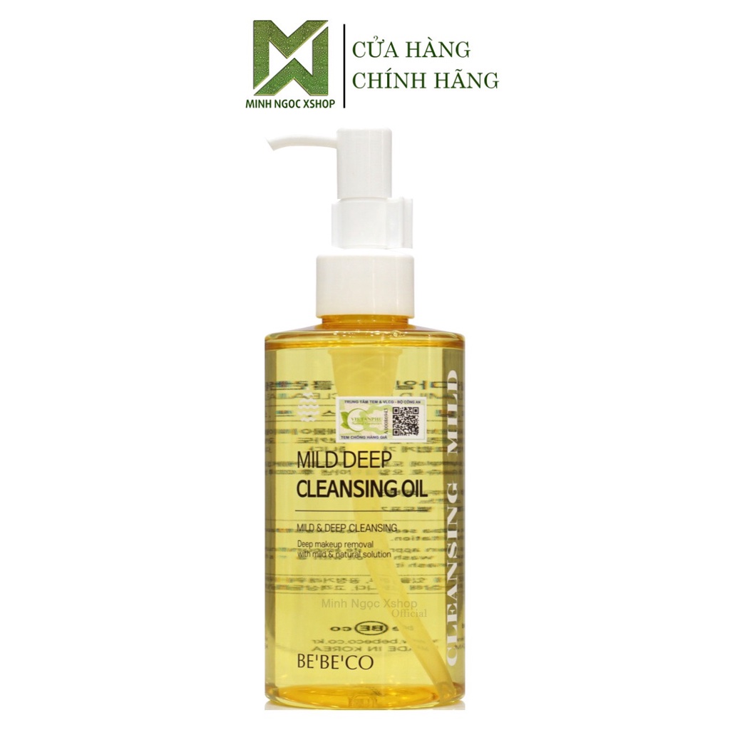 Dầu tẩy trang làm sạch sâu BEBECO Mild Deep Cleasing Oil 200ml