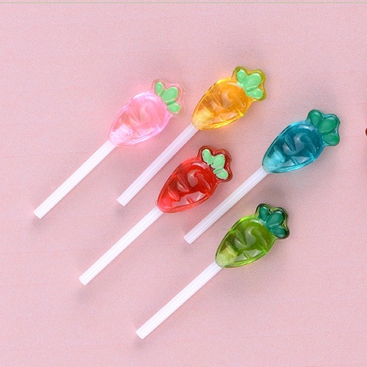 Phụ kiện tiểu cảnh que cắm hình cà rốt nhiều màu, trang trí chậu trồng cây, làm tiểu cảnh terrarium