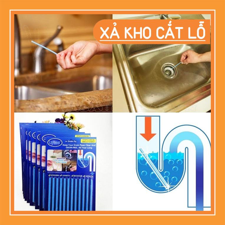 [FREE SHIP] Que thông tắc cống, bồn rửa (vỉ gồm 12 que) [XẢ KHO HOT]
