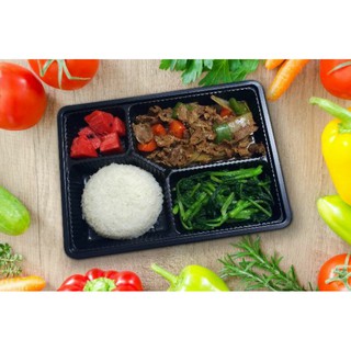 200 Hộp Nhựa 4 Ngăn Dùng 1 Lần Giá 2.200đ/Hộp