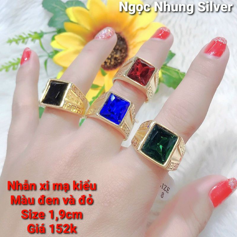 Nhẫn hợp kim xi mạ-M45