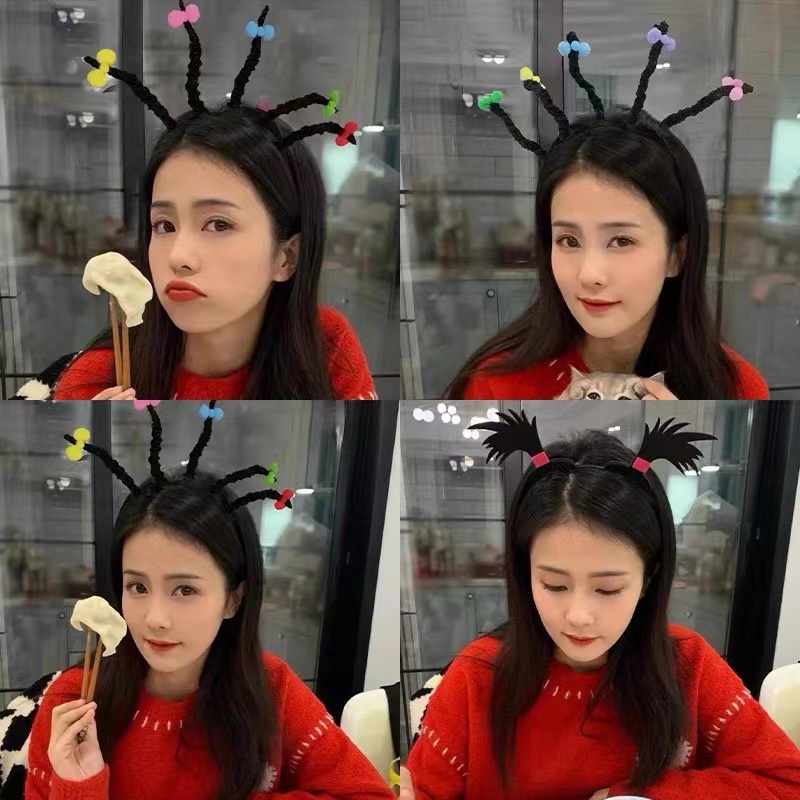 Kẹp Tóc Vải Nhung Họa Tiết Hoạt Hình Dễ Thương Cho Nữ