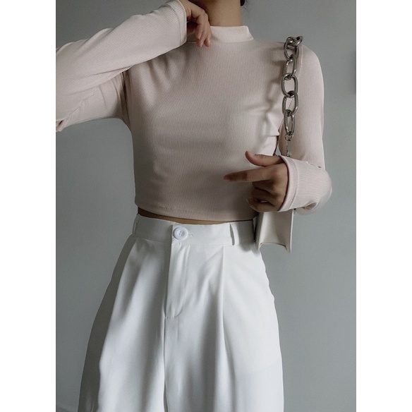 Áo Thun Gân Bonne Croptop