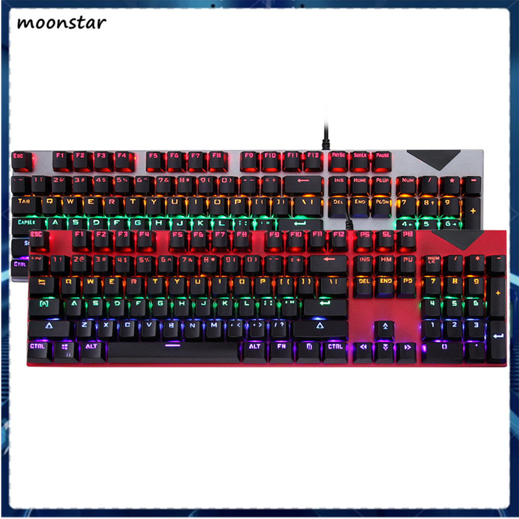 Bàn Phím Cơ Gaming Ms K200 104 Phím Có Đèn Nền