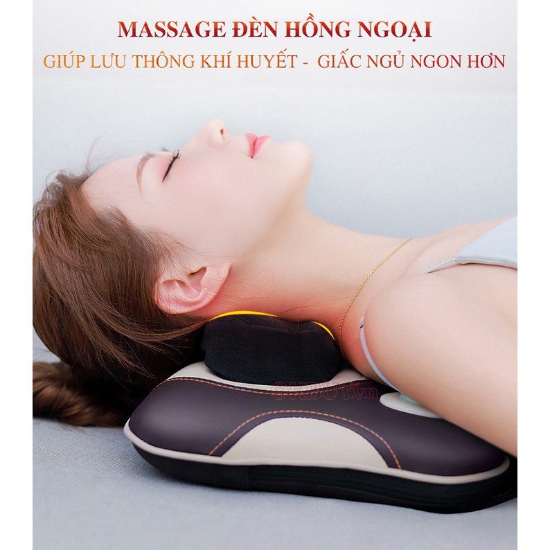 Máy Massage Lưng Hồng Ngoại 8 Bi Cao Cấp