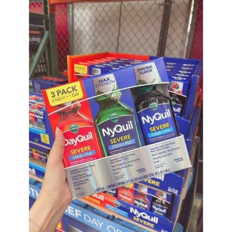 Set 3 Chai Siro DayQuil and NyQuil