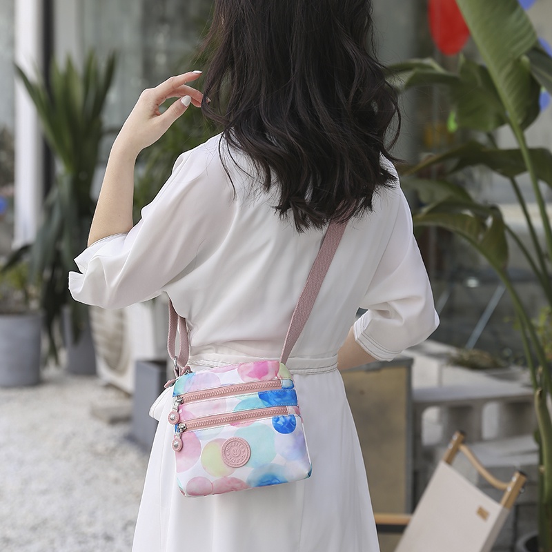 Túi Đeo Vai Vải Nylon Nylon Nhỏ Gọn Chống Nước Phong Cách Mới Hợp Thời Trang Giản Dị Dễ Phối Đồ