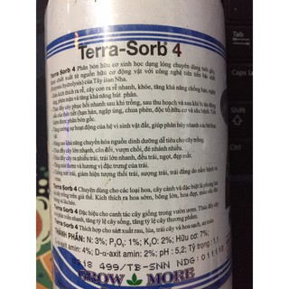 TERRA-SORB4- SIÊU RA RỄ lọ 500ml hoặc 1 lít
