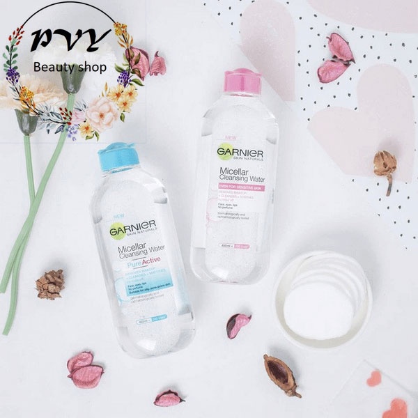 Nước Tẩy Trang GARNIER Pháp 400ml. Dành cho mọi loại da. #Pvy Beauty