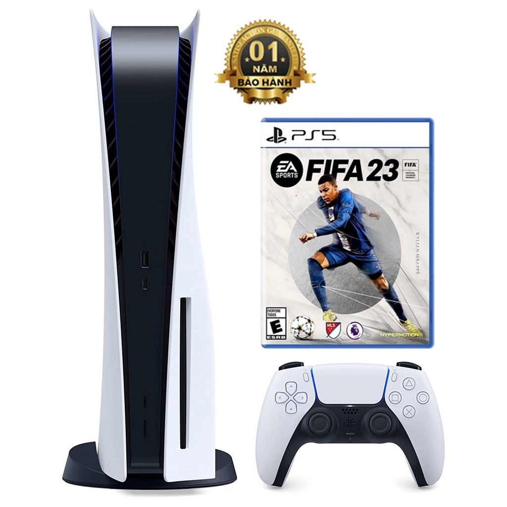 Máy chơi game PS5 kèm đĩa game PS5 FIFA 23 - Hàng Chính hãng Sony Việt Nam bảo hành 12 tháng