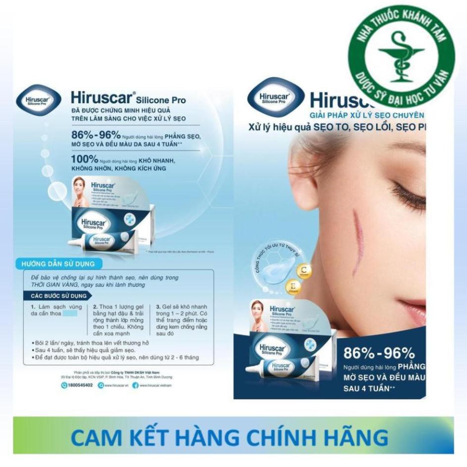 ! ! Hiruscar Silicone Pro Medinova - Gel Sẹo Lồi, Sẹo Phì Đại [hirusca, silicon]