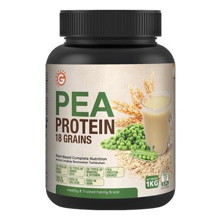 Bột ngũ cốc dinh dưỡng PEA Protein GoodMorning, nhập khẩu Malaysia, Singapore, hủ 1kg