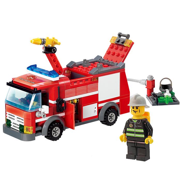 Bộ đồ chơi lắp ghép xe cứu hỏa cho bé