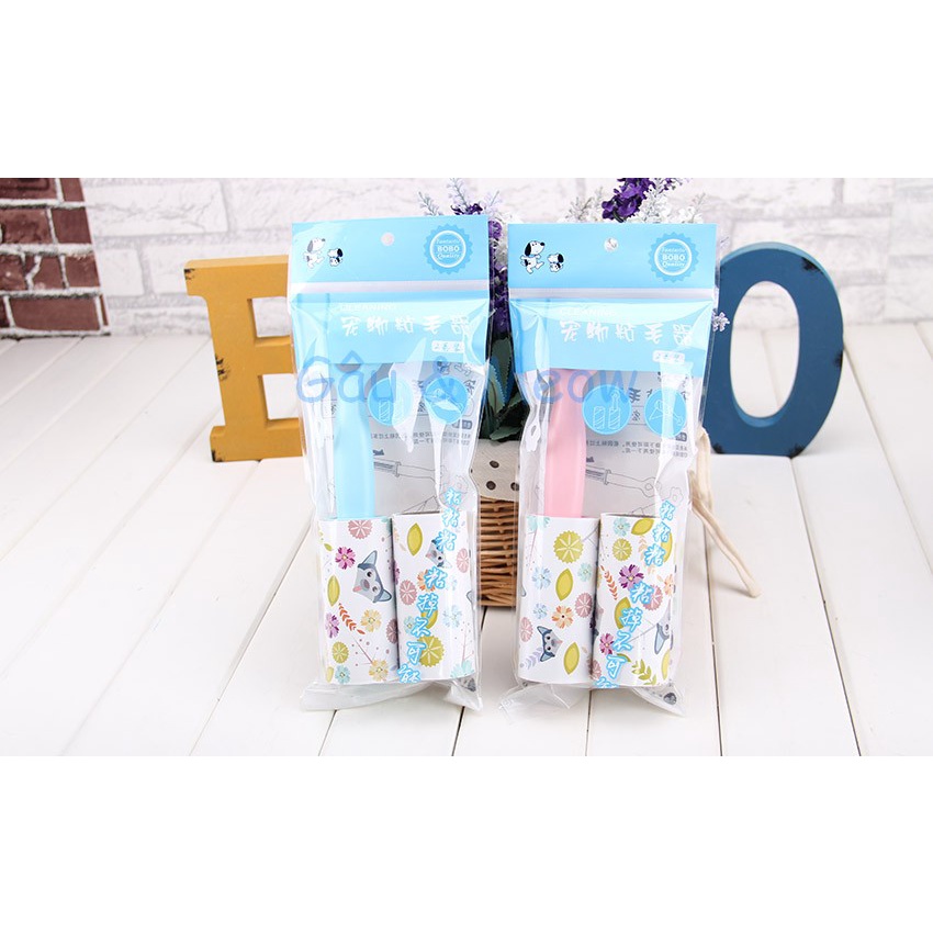 Cây lăn dính lông chó mèo bụi trên quần áo Bobo tặng 1 lõi đi kèm