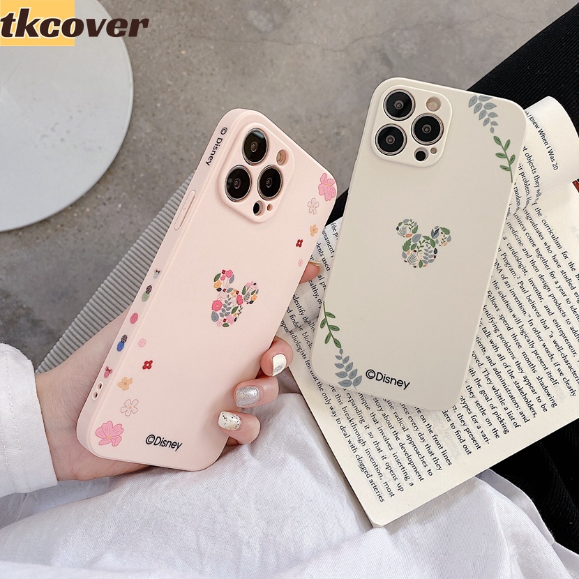Ốp Điện Thoại Silicon Dẻo Họa Tiết Hoạt Hình Mickey Minnie Cho iPhone 13 12 11 Pro Max X XR XS Max 8 7 Plus SE 2020