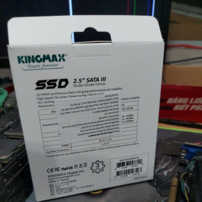 Ổ CỨNG SSD KINGMAX 120GB CHÍNH HÃNG!!! | BigBuy360 - bigbuy360.vn