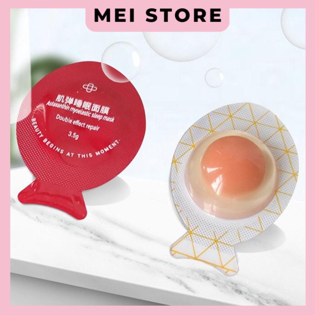 Mặt Nạ Ngủ Lòng Đỏ Trứng Gà Astaxanthin Myoelastic Sleep Mask