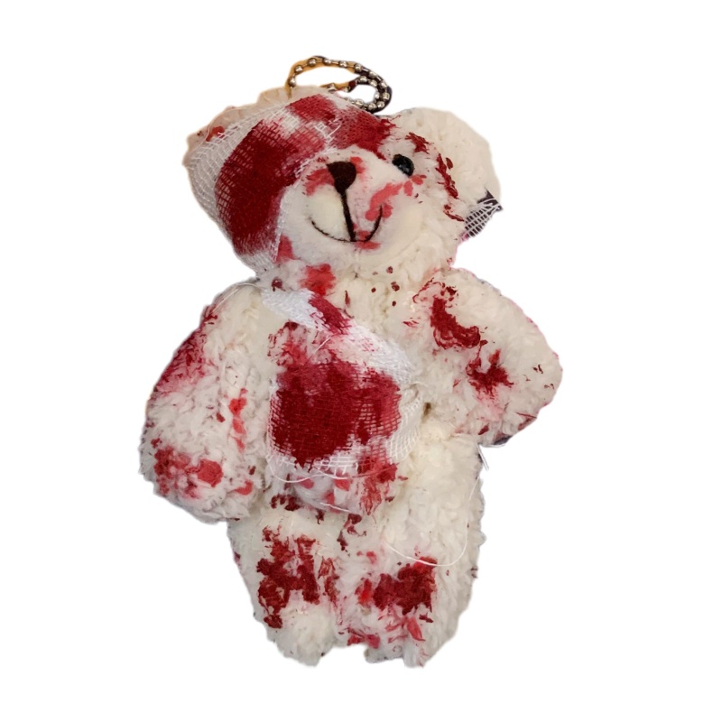 Móc Khóa Hình Gấu Bông Đáng Sợ Cho Halloween