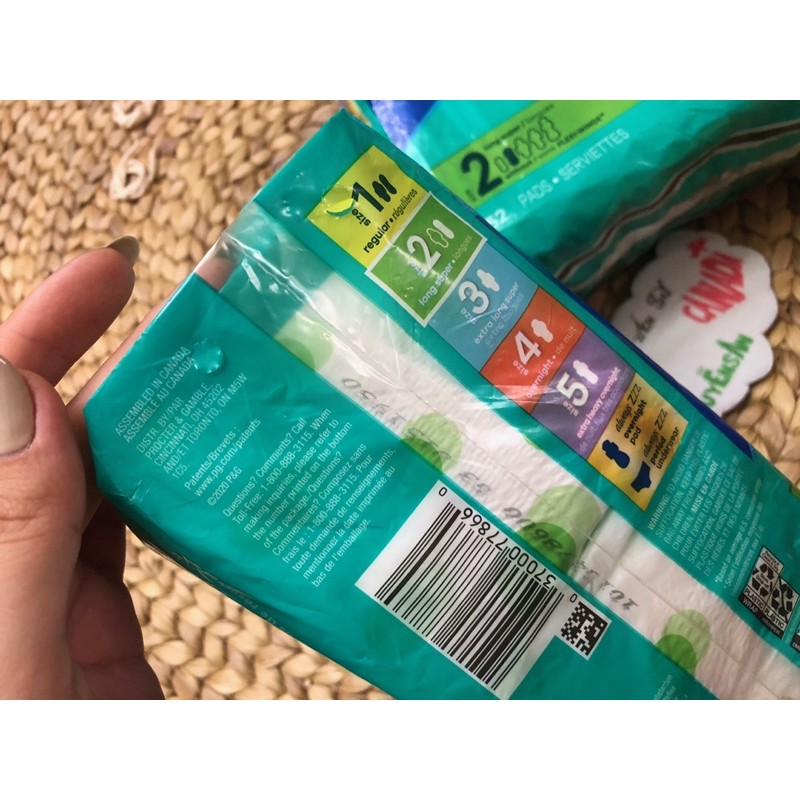 BĂNG VỆ SINH ALWAYS ULTRA THIN CANADA CÓ CÁNH- KHÔNG CÁNH